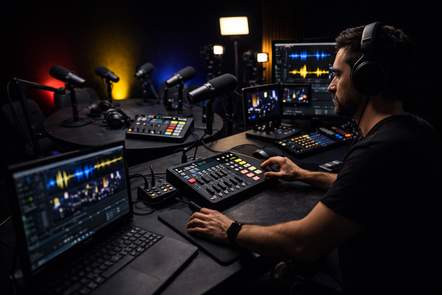 Régisseur en studio de podcast à Cannes : supervision prise de son et vidéo (objo)