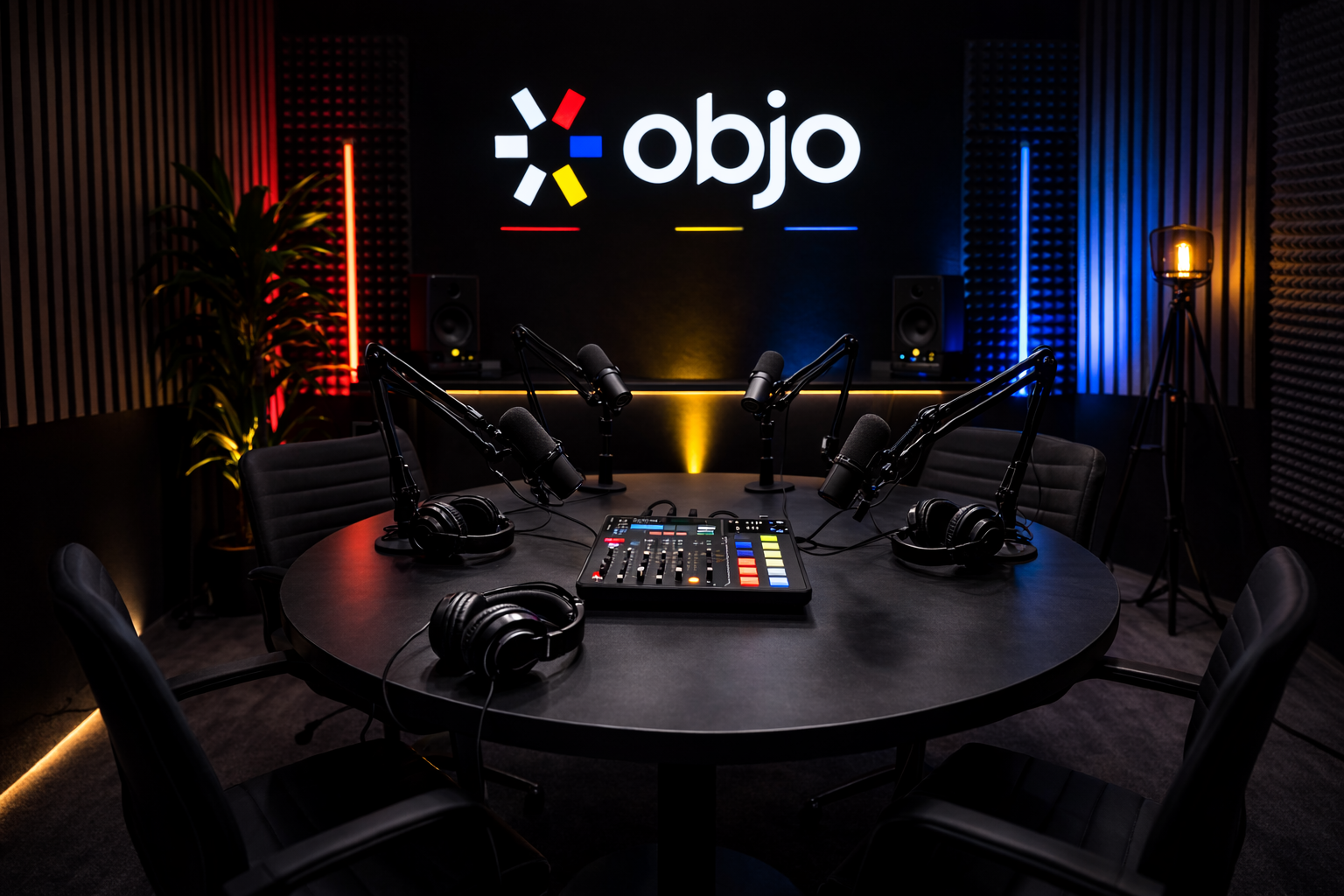 Podcast filmé à Cannes : caméras et éclairage en studio (objo)